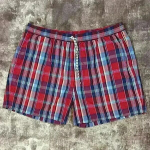 Brooks Brothers Plaid Swim Trunks - XXL